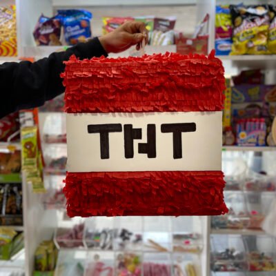Piñatas sencillas - El rojo TNT Minecraft
